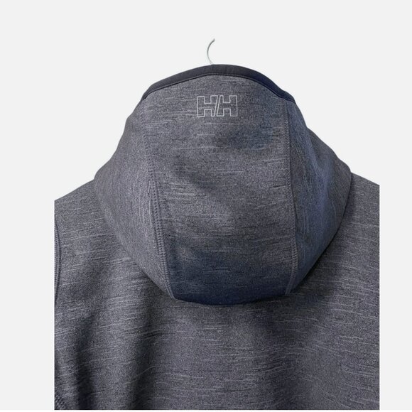 Helly Hansen Full Zip Snowflake Pattern Hooded Fleece Outdoor Jacket Women's M - Picture 9 of 11